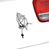 Adesivo de Carro Mão de Buda Transfronteiriço Adesivo de Porta de Carro com Contas de Buda Decoração para Cobrir Arranhões na Carroceria para Exportação J129