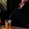 Venta al por mayor Directo de la Fuente: Tetera Púrpura Original Semi-Hecha a Mano Ziyeshipiao Yixing de Gama Alta, Juego de Té de Arcilla Púrpura para el Hogar