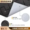 Alfombrilla Jacquard Personalizada de Bucle Pequeño, Alfombrilla de Piso Negra de Tpr, Alfombrilla Antideslizante para Puerta de Entrada, Alfombrilla Doméstica Raspadora de Arena y Absorbente de Agua