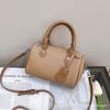 Bolso de Mano de Diseño Nicho para Mujer 2025 Nuevo Color Contrastante Bolso Boston Almohada Versátil Casual de Hombro Cruzado