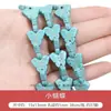 Turquesa Sintética Joker Cuentas Cuadradas Pequeñas Cuentas de Calabaza Cuentas Redondas Materiales para Pulsera de Cuentas Hecha a Mano DIY Accesorios