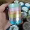 Cinta de Bola de Cristal al por Mayor Fácil de Usar DIY a Mano Libre Juego de 6 Colores Descompresión Papelería Cinta de Bolas Pegajosas