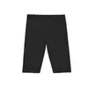 Moda de Verano para Niñas Leggings de Cinco Puntos Color Sólido Seda de Leche Delgados Pantalones Cortos de Ciclismo Populares Transfronterizos Europeos y Americanos