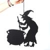 Etiqueta de Halloween decoraciones colgante letra Castillo bruja Araña banderín colgante estilo bandera suministro de fábrica descuento