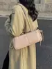 Bolsa de Ombro Vintage de Nicho para Mulheres, Novo Modelo 2025, Bolsa de Mão Exquisita e Moderna para o Dia a Dia, Bolsa Baguette Versátil