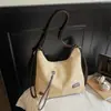 Bolso de Hombro Retro Estilo Hong Kong 2025 Otoño e Invierno Nuevo Mochila de Viaje para Mujer Bolso Tote Multiusos