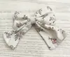 Pinza para el Cabello con Estampado de Otoño e Invierno Popular de Aliexpress para Niñas con Lazo Estilo Preppy Accesorios para el Cabello para Niños 5104