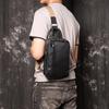 Europeo y Americano Nuevo Vintage Personalizado Bolso de Hombre Cuero Genuino Bolso Pequeño de Mujer de Un Solo Hombro Mochila Piel de Vaca Gran Capacidad Bolso Bandolera Bolso para iPad