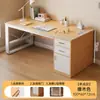 Mesa de Computador de Mesa, Mesa Doméstica de Quarto, Mesa de Escrita para Adultos, Mesa de Escritório Estilo Simples, Bancada de Trabalho, Mesa Retangular