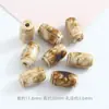 Accesorios para joyería DIY cuentas de barril de cerámica horno de alta temperatura accesorios para pulseras materiales hechos a mano con cuentas cuentas con forma lote a granel