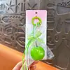 Chaveiro criativo e estiloso com pingente de maçã, decoração para carro e bolsa, chaveiro de maçã única, presente para casais atacado