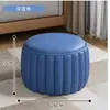 Taburete Pequeño para Uso en Casa, Taburete Bajo para Cambiarse los Zapatos, Taburete Redondo con Forma de Calabaza, Banco, Taburete Redondo para Sala de Estar, Taburete Simple Redondo para Mesa de Café de Sofá