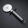 Rueda Cortadora de Pizza de Acero Inoxidable Cuchillo Pala para Pastel Mooncake Pala Hoja de Corte Gadget de Cocina para Hornear en Casa Rueda para Pastel