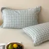 Fundas de Almohada Florales Pequeñas, un Par de Fundas de Almohada de Gasa de Algodón Puro 2026 Nuevas, Anti-Aceite para el Cabello, Funda Interior para Almohada 48X74