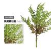 Decoración de pared de planta artificial nórdica hoja de helecho de plástico helecho hierba diseño de jardinera callejera hierba falsa artificial 18 plantas verdes