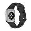 Pulseira Esportiva Respirável de Silicone Lisa de Cor Sólida para Apple watch3456SES7S8S9S10iwatch