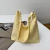 2026 Bolsa de Ombro Único para o Dia a Dia Super Quente Estrelas Galácticas Bolinhas Bolsa Casual Moda Estilo Coreano Brilhante Cintilante Bolsa Tote Grande