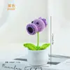 Plantas vs.. Zumbis Crochê Planta de Ervilhas em Vaso Enfeite Feito à Mão com Vaso Fornecimento Transfronteiriço Dropshipping