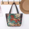 Comercio Exterior al por Mayor Nuevo Bolso Étnico de Elefante Matai para Mujer Bolso de Mano Simple para el Trabajo Bolso de Lona Bordado Bolso Pequeño Transfronterizo