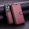 Aplicável para Samsung Z Fold 8 Ultra Capa de Celular com Carregamento Sem Fio Porta-Cartões Capa Protetora de Couro Flip