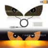 Caminhão, Furgão, Carro Olho de Diabo Adesivo para Carro Luz LED para Vidro Dianteiro e Traseiro Tela de Expressão Dinâmica Sem Fios Interface USB