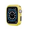 Para Apple Watch 7ª Geração Case Protetor de Botão TPU Cor Doce iWatch6se Capa Macia 345 Borda Anti-queda