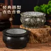 Quemador de Incienso de Piedra, Adornos Tallados en Piedra, Suministros para Templos y Salones Ancestrales, Quema de Incienso al Aire Libre, Quemador de Incienso Redondo de Piedra