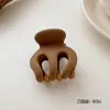 Pinza para el Pelo de Flor para Cabello Grueso en la Parte Trasera de la Cabeza, Pinza para el Pelo de Lazo Linda y Sencilla, Tamaño Grande para Mujeres, Popular Pinza de Tiburón de Acrílico