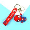 Nuevo Llavero de Patineta Spider-Man Muñeco de Goma Blanda Marvel Colgante para Llave de Coche Favorito de los Niños Accesorio para Mochila