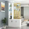 Gabinete de Entrada con Zapatero Integrado, Biombo de Sala de Estar Estilo Europeo, Moderno y Sencillo Gabinete para Vino y Gabinete de Almacenamiento para la Entrada del Hogar