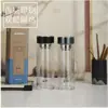 Directamente del Fabricante, Vaso de Cristal de Doble Capa con Cuerpo Transparente, Tapa Texturizada y Malla Filtrante, la Elección Empresarial Preferida por Yatai