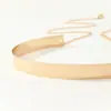 Cadena para la cintura con patrón de martillo de venta caliente europea y americana, diseño simple de lentejuelas, cadena metálica para la cintura, accesorios para la ropa, cinturón, vestido de mujer, ropa