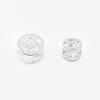 S925 contas de prata tailandesa acessórios de prata atacado DIY moeda de cobre artesanal corda oca dupla face moeda de cobre prata acessórios de prata tailandesa