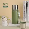 [Procesamiento y Personalización] Termo para Dos Bebidas con Logo Impreso Personalizado, Alta Apariencia y Gran Capacidad, Termo de Acero Inoxidable 316