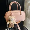 Bolso Coreano Nuevo para Mujer, Bolso de Mano de Alta Gama, Bolso de Hombro Cruzado Moderno y Versátil, Bolso Boston Sencillo para Desplazamientos