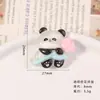 Accesorios para Joyería DIY Panda Lindo de Dibujos Animados Pegamento de Crema Funda de Teléfono Imán para Refrigerador Resina con Agujero Accesorios para Hebilla de Zapato
