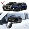 Adequado para 26 Modelos de Retrovisores Modificados de Toyota Rav4, Tira Decorativa Brilhante Anti-Colisão Especial Adesivos de Acessórios para Carros