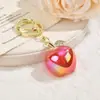 Manzana Arcoíris Producto Nuevo Transfronterizo Llavero de Manzana Creativo Bolso de Fruta Versátil de Moda Colgante Regalo Pequeño