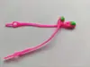 Cordones Elásticos de Silicona de Colores Vivos Auto-Producidos y Vendidos en Douyin, sin Atar, para Adultos y Niños, Punta Redonda, Cordones Elásticos sin Atar