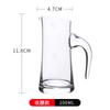 Dispensador de vino pequeño de cristal de estilo europeo para el hogar con escala, vino extranjero, vino blanco, decantador de vino, jarra atada, juego de vino