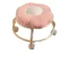 Taburete Bajo con Ruedas Florales Uso Doméstico Universal Rueda Pequeña con Ruedas Banco Dormitorio Estudiantil Habitación de Alquiler Taburete para Cambiar Zapatos