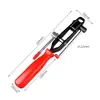 Alicates de extracción de abrazaderas automotrices, manguera, tubería de aceite, alicates para abrazaderas de tubería de aire acondicionado, pinzas para anillos de retención rectas y curvas, herramientas de desmontaje y montaje para reparación de automóviles