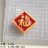 Acessórios de Resina Desenho Animado Auspiciosos de Ano Novo Cola de Creme DIY Acessórios de Cabelo Faixa de Cabeça Capa de Celular Ímã de Geladeira Material de Pingente