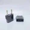 Enchufe de conversión transfronterizo de cobre puro estándar europeo de 2 orificios adaptador de viaje estándar europeo enchufe de conversión estándar alemán