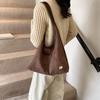 Bolso de hombro de gran capacidad para mujer, bolso de mano informal, estilo retro, moderno, para otoño e invierno, 2024