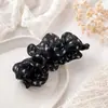 Elegante Pinza para el Cabello de Malla Plisada de Lunares para Mujer, Nuevo Estilo Pinza de Tiburón de Gama Alta Accesorio para el Cabello