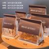 Bolsa para Pan Tostado Marrón Papel Kraft con Ventana Bolsa para Pan Mochi Galleta Repostería Alimento Auto-Sellante Borde Enrollado Bolsa de Embalaje para Hornear