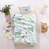Colcha de Verão Fresca Infantil Desenho Animado Lavável Colcha para Soneca no Jardim de Infância Colcha de Verão Fina Colcha de Ar Condicionado Solteiro