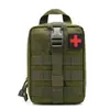 Kit Médico Táctico al por Mayor Bolsa Táctica Multifuncional Molle Bolsa de Cintura Deportes al Aire Libre Botiquín de Primeros Auxilios Negro Sin