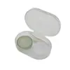 Ins Randy Cor Simples Cor Transparente Caixa Compacta para Lentes de Contato Caixa Companheira Caixa de Cuidados para Lentes de Contato Caixa Mo Xiao